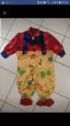 costume clown 3/4 anni