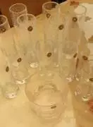 Bicchieri di cristallo a piombo