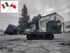 Escavatore caricatore autocarro con cassone ribalt