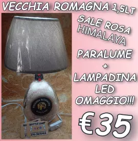 Lampade bottiglie artigianali decorative
