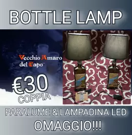 Lampade bottiglie artigianali