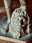scultura in bronzo d'epoca