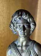 scultura in bronzo d'epoca