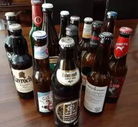 Birre vuote da collezione