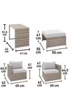 Set Salotto esterno/giardino
