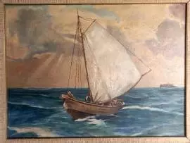 Dipinto olio su tela del 900 artista sconosciuto