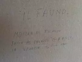 Stampa litografata il fauno artista: Pablo Picasso