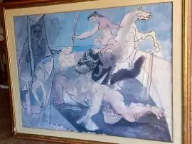 Stampa litografata il fauno artista: Pablo Picasso