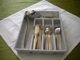 CONFEZIONE POSATE IN ACCIAIO INOX WINTAGE 25 PZ