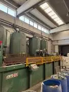 Impianto per riciclaggio e lavorazione plastica