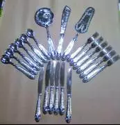 Servizio dessert argento 800