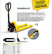 traspallet manuale nuovo, portata 2500 kg.