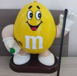 M&m's gadget dispenser Yellow vintage 