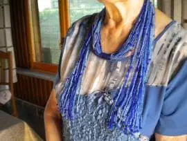 COLLANA WINTAGE ALTA BIGIOTTERIA -RAMI PERLINE CEL