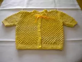 MAGLIETTA BIMBA FATTA A MANO IN COTONE AI FERRI 2-