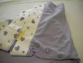 PIGIAMA DONNA tg.L-PANTALONI+MAGLIETTA MANICHE COR