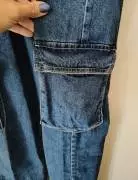 jeans cargo Bershka blu