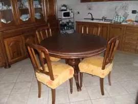Tavolo Rotondo Allungabile + 6 sedie