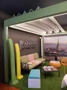 PERGOLA AUTOPORTANTE CON TELO A IMPACCHETTAMENTO